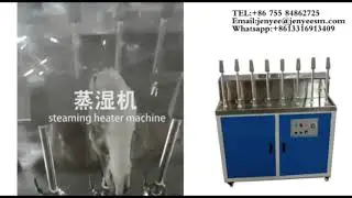 Wetting and softening steam machine for shoe upper