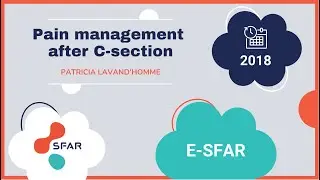 e-sfar 2018 - Pain management after C-section