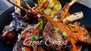 Sizzling Simple Goat Chops Recipe 🔥 #goatchops #muttonchops
