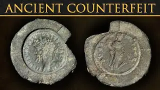 Ancient Roman Coin Counterfeit Mold