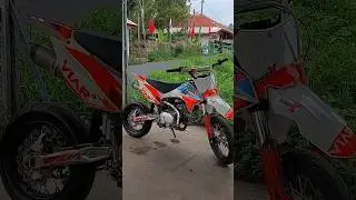 di jual mini trail medium viar cross x 100cc #minibike #minitrail #motormini #trabas #trail