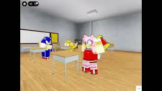 POV: SpeedyBlox Amy, Sonic, Tails In School Be Like [Ft. My Friend @kittystar As Sayori]