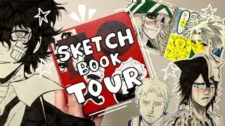 MY FIRST EVER SKETCHBOOK TOUR!! 2025 EDITION