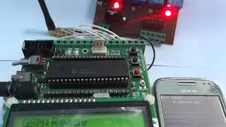 Project - Controlling 5 relays via SMS