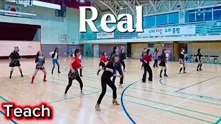 Real Line Dance |중독성 있는 안무| Improver | Tutorial