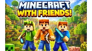 🎮 Minecraft Survival LIVE | New World, Chill Vibes 🌿 | Playing With Friends
