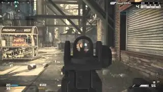 COD Ghosts Game 113 no commentary Vector CQB SMG gameplay