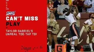 Taylor Gabriel's UNREAL Toe-Tap TD!