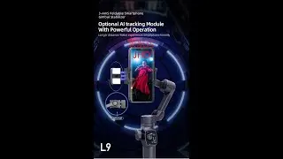 Sky Fly JHD L9 AI face tracking 3 Axis Selfie Stick Gimbal for YouTube Travel Shooting iPhone Huawei