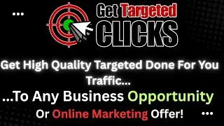 Get Targeted Clicks Review: Laser Targeted, Autopilot Traffic for $7/month!