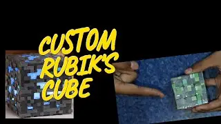 How to make a custom minecraft Rubik's cube 