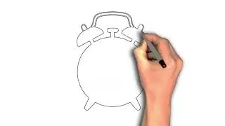 How to Draw an Alarm Clock Step by Step,Alarm clock drawing image, Surreal twist: &ldquo;Dream