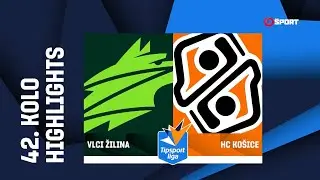 42. kolo: Vlci Žilina - HC Ko&scaron;ice 2:4 (0:2, 2:1, 0:1)