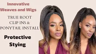 New Viral Natural hair clip- ins! No leave out,no weft,no tape |True Root Clip-ins