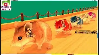 Rat Vs Bear Cow Mammoth Elephant Tiger Gorilla Dinosaur Animation cartoon game #animalskdstv