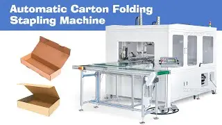 How To Use ZS-BFM2 Automatic Paper Boxes Cardboard Carton Forming Folding Stapling Machine