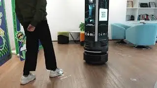 Fourcast Advertising robot - temi Robots as a Service