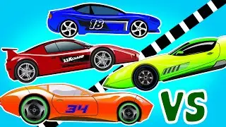 Sports Car | Racing Cars | Cars for Kids | Videos for Children