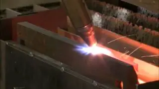 Bevel Cutting Scraper Blade Using ALFA Oxy-fuel Torch