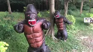 Kid Gorilla Inflatable Costume, the best gift for Halloween