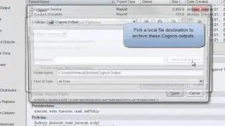 Download Delete Cognos Outputs