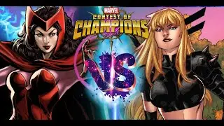 Scarlet Witch VS Magik (Marvel Contest of Champions)