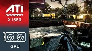 Crysis 2 Gameplay ATI Radeon X1650