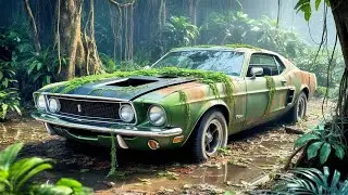 ASMR Car Restoration | Abandoned Ford Mustang Boss 429 1969 Full Rebuild