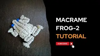 How do you macrame a frog-2 || free pattern || step-by-step tutorial #diy #trending tutorial-7