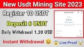 New usdt mining site 2023 | Sighup and get $80usdt | Self mining site |