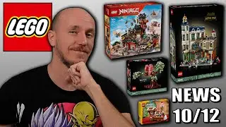 NUOVI set LEGO 10/12! Modulare via dello Shopping, Ninjago 15&deg;, Uccelli innamorati, GWP Natalizio