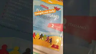 Compiti con Sofia || Italiano &egrave; Matematica #compiti #italiano #matematica #tabelline