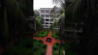 Beautiful Dhaka Medical College Campus in Rainy day