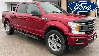 2018 Ford F-150 XLT 302A  3.5L EcoBoost in Ruby Red Metallic Walk-Around *ONE-OWNER!*