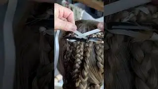Peinado menonita #trenzas #menonita #peinados oil