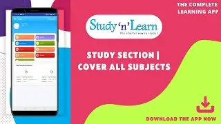 Studynlearn- Study Section | Learn the Concepts