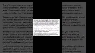 PTE Writing Eassy | New Eassy Template | Changes In Eassy 😱? #shortfeed #ytshorts