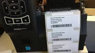 Zebra Silverline Classic M4i On-metal RFID label