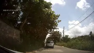 Driving from Roadside to Golden Grove in Saint Ann, Jamaica