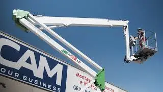 AUTOCARRO ISUZU M21 35 Q.LI COMPLETO DI PIATTAFORMA AEREA NEW EUROSKY COMET 22 MT. CON JIB.