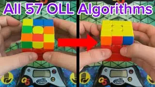 Rubik&rsquo;s Cube Full OLL Tutorial (All 57 OLL Algorithms!) #rubikscube