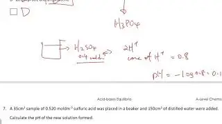 Acid base|Basic theory, pH calculation|A-level Chemistry|OCR, AQA, Edexcel, WJEC|IB Chemistry