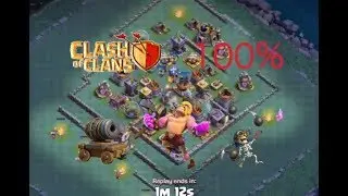 【THE BEAST】BH8 3 Star Attack Strategy(80 Barbs 5 Bombs 3 carts) #409.2