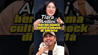 TIARA ANDINI HERAN SAMA CULTURE SHOCK DI JAKARTA #tiaraandini #radityadika #shorts