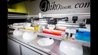 Five Colour Screen Printing Machine for Balloons