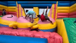Houston Funbox with Sai 🤸🏽&zwj;♀️🤪 #trending #kids #funny #houston #bouncehouse #video