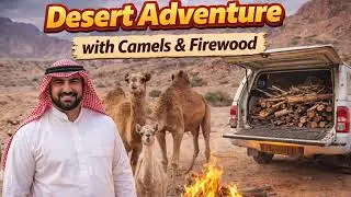 Desert Trip in Saudi Arabia | Camels, Firewood & Camp Life Adventure