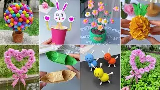 Fun Summer Crafts and Sunny DIY Project Ideas |Bunny, Pineapple, Flower Pot, and Paper Boats