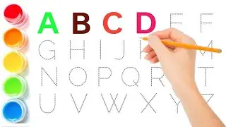 A to Z Alphabet Learning for Kids | collection for writing along dotted lines for toddler | a to z