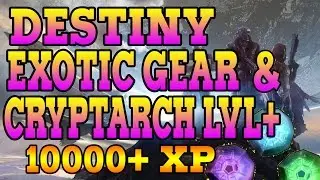 Destiny: How to Get Exotic Gear, Level Cryptarch FAST! & Strange Coins